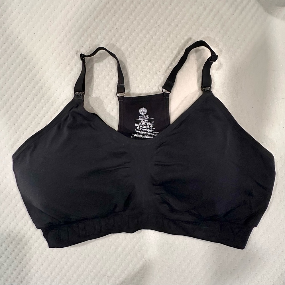 NWOT Kindred Bravely Black Nursing Bra Maternity